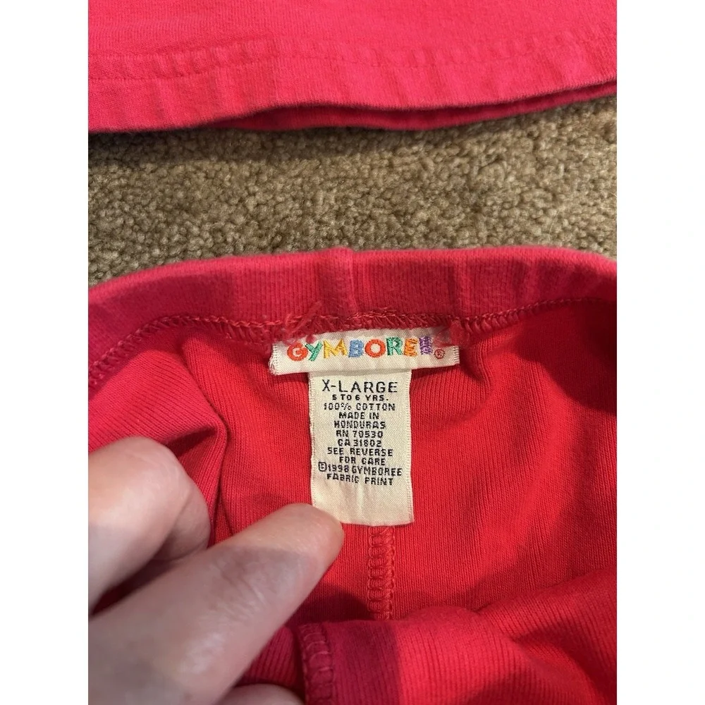 Vintage 1998 Gymboree Girls Youth 2 Pc Set Size XL (5-6 Years)